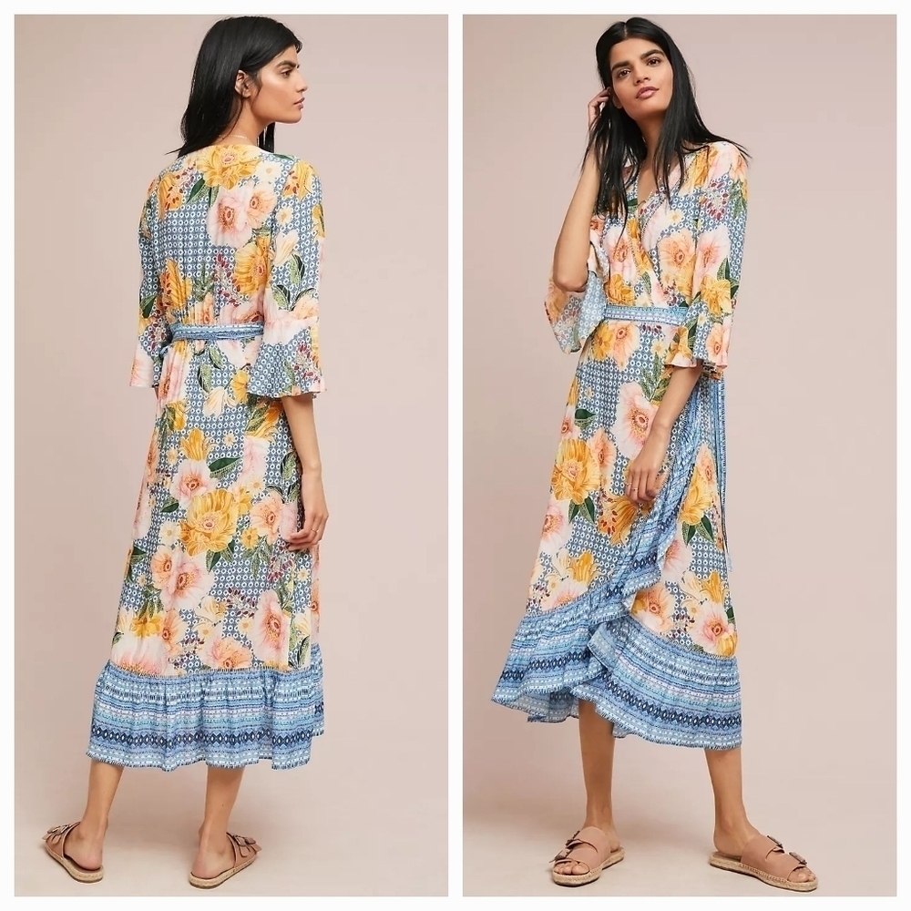 Farm Rio Camila Wrap Dress size XS NWT
